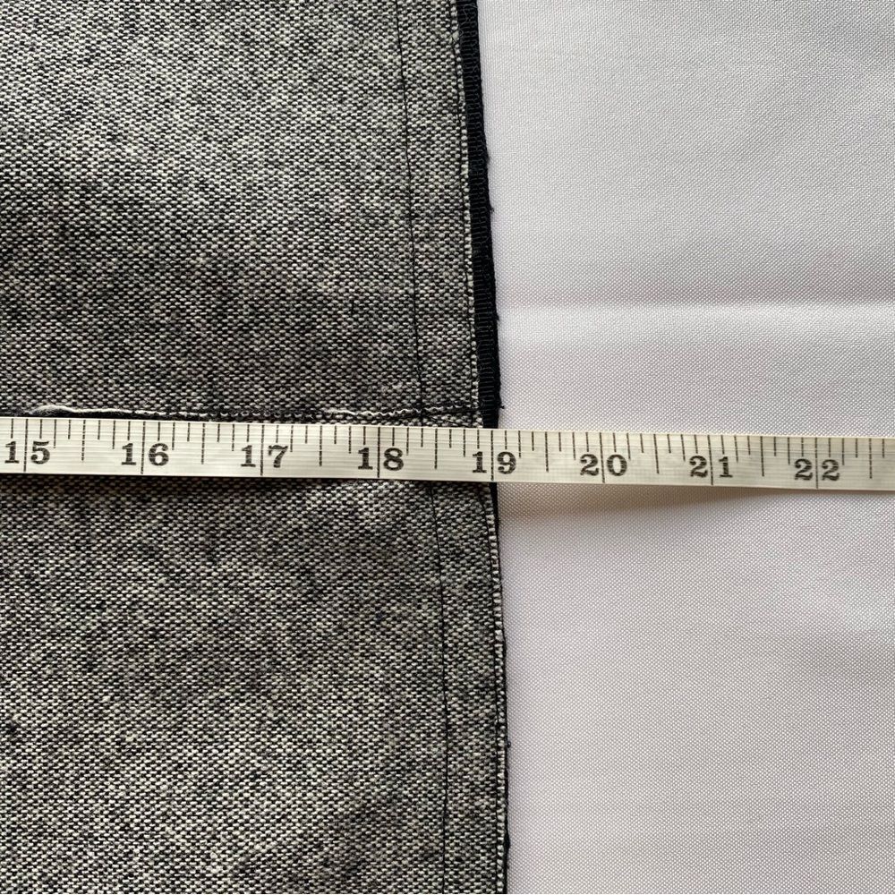 Sandro Gray Wool Blend A-Line Leather Pocket Mini Skirt Size 8 - Picture 16 of 16